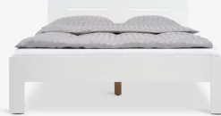 OLSKERCadre de lit OLSKER 140x190 blanc