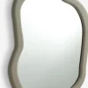 ONSILDMiroir ONSILD 44x60 forme organique sable clair