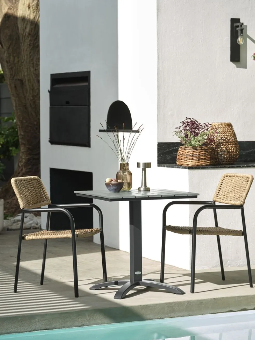 ORKANGERChaise empilable ORKANGER naturel