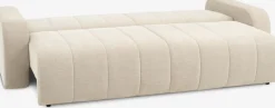 ORMSLEVCanapé convertible ORMSLEV 3 personnes tissu beige