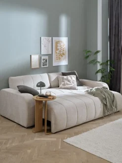 ORMSLEVCanapé convertible ORMSLEV 3 personnes tissu beige