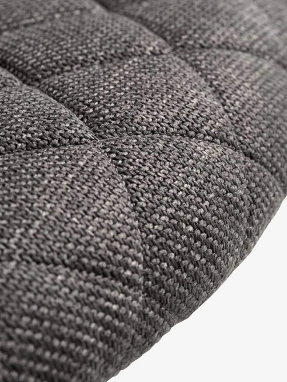 PEBRINGEChaise de bureau PEBRINGE tissu gris foncé/noir