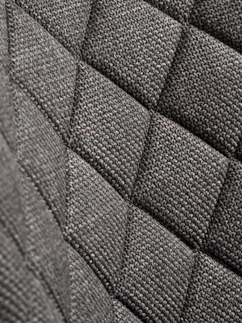 PEBRINGEChaise de bureau PEBRINGE tissu gris foncé/noir