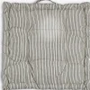 PILCoussin de chaise PIL 40x40x7 beige/noir