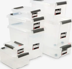 PROBOXBoîte de rangement PROBOX 53L a/couvercle transparent