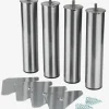 PYTTELVAPieds de lit Ø5xH23cm PYTTELVA acier 4pcs/pqt