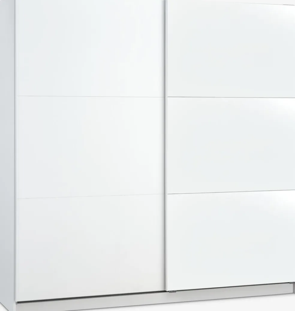 RABERGArmoire RABERG 200x200 a/miroir blanc