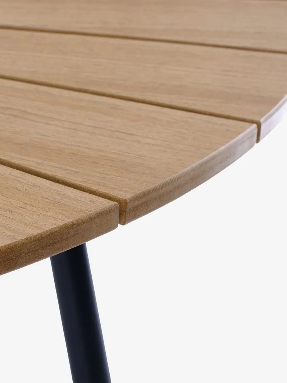 RANGSTRUP + GAMMELBYRANGSTRUP Ø130 table naturel + GAMMELBY chaises gris
