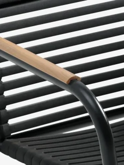 RANGSTRUP + NABERANGSTRUP Ø130 table naturel/noir + 4 NABE chaises noir