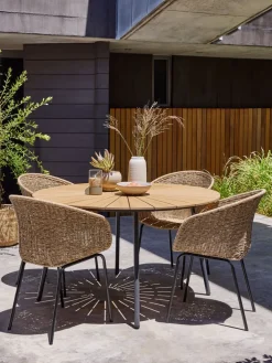 RANGSTRUP + TUERNERANGSTRUP Ø130 table + TUERNE chaises naturel