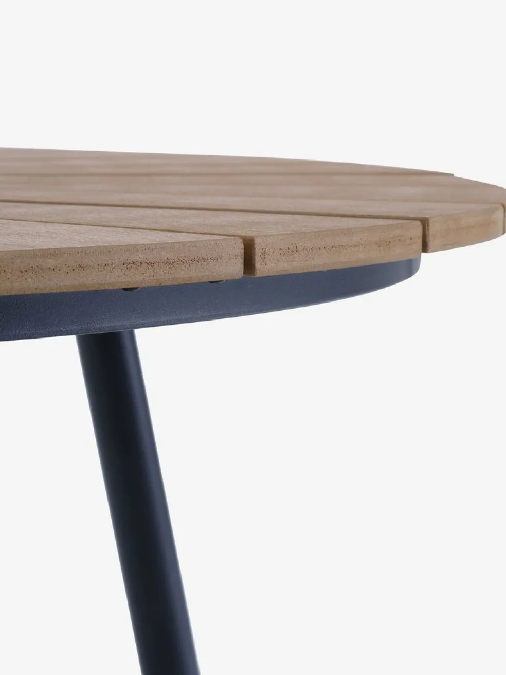 RANGSTRUPTable de jardin RANGSTRUP Ø110 naturel/noir
