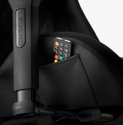 RANUMChaise gaming RANUM a/LED noir/noir