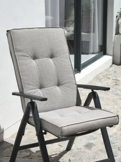 REBSENGECoussin de jardin p/chaise inclinable REBSENGE gris clair