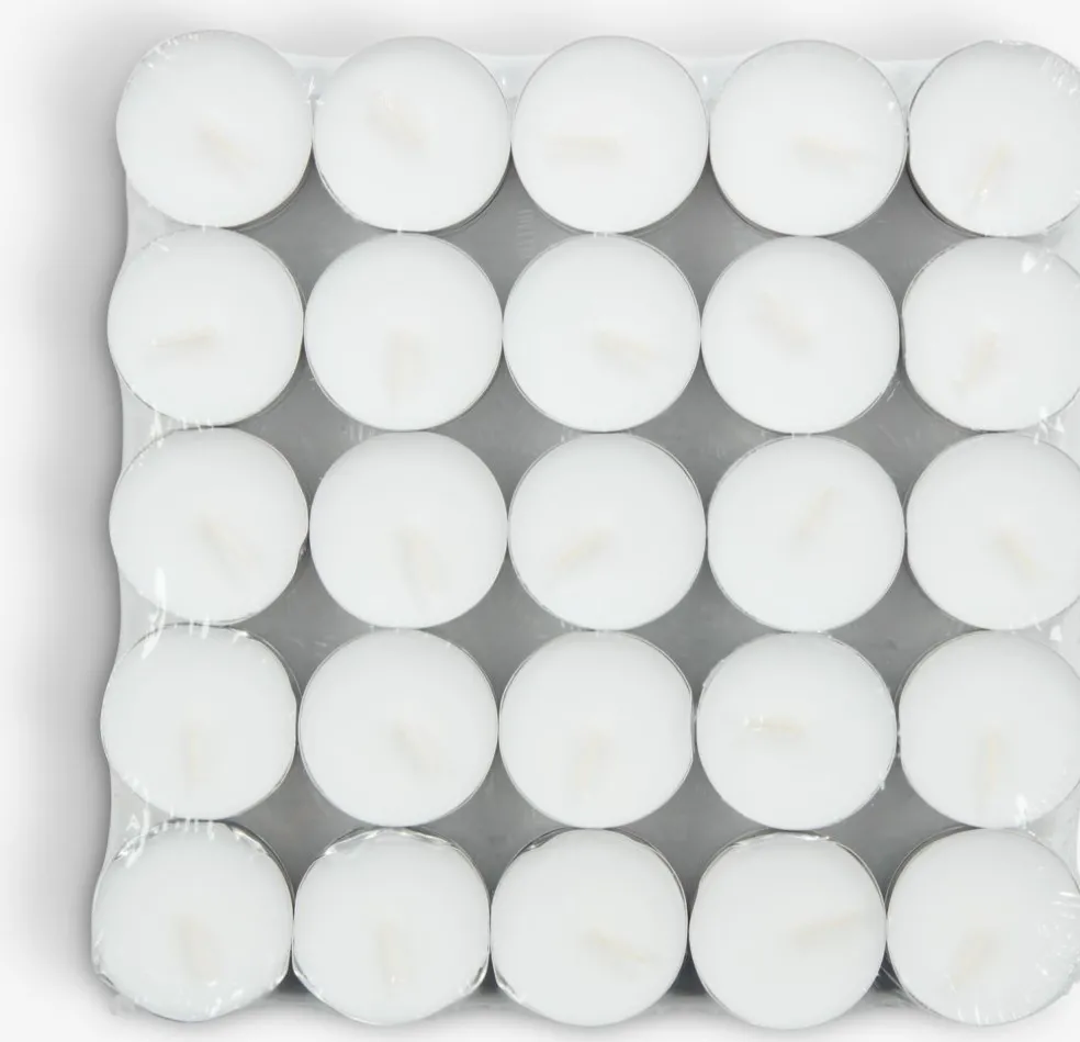 REGNERBougies chauffe-plat REGNER 50pcs/pqt blanc