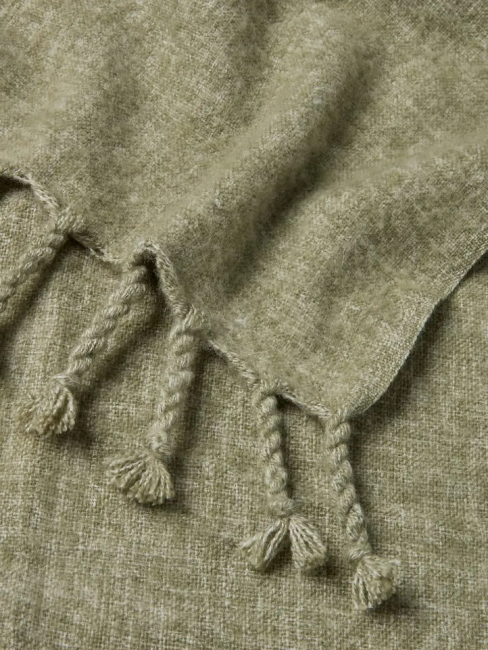 REINFANNPlaid en laine REINFANN 130x170 laine mix vert