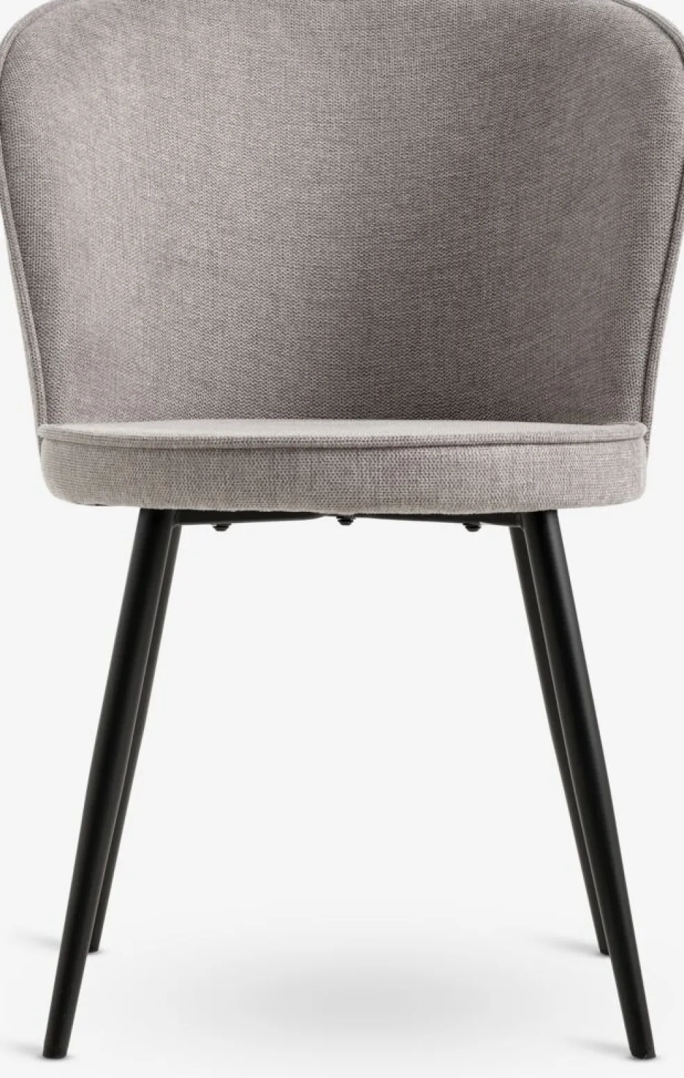 RISSKOVChaise RISSKOV tissu gris clair/noir