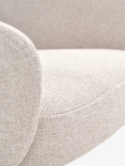 ROSTRUPChaise ROSTRUP pivotante tissu beige