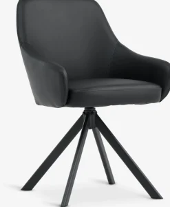 ROSTRUPChaise ROSTRUP pivotante noir