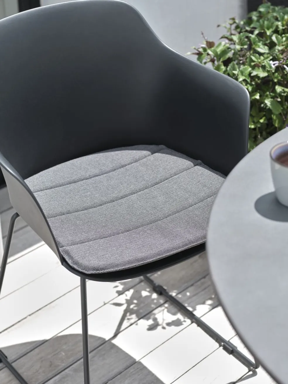 SANDVEDCoussin de jardin pour chaise SANDVED gris foncé