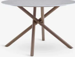 SANDVIG + TAGMARKSANDVIG Ø120 table + 4 TAGMARK chaiess beige