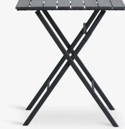 SANDVIKA + AIDTSANDVIKA L65 table + 2 AIDT chaises noir