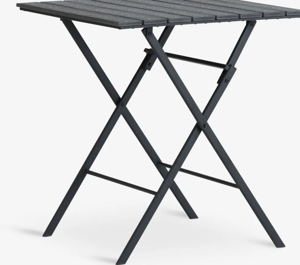 SANDVIKA + GUDHJEMSANDVIKA L65 table + 2 GUDHJEM chaises noir