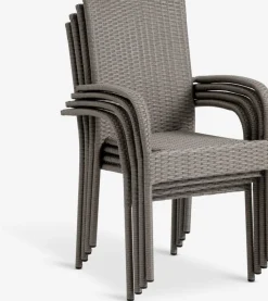 SANDVIKA + GUDHJEMSANDVIKA L65 table + 2 GUDHJEM chaises naturel