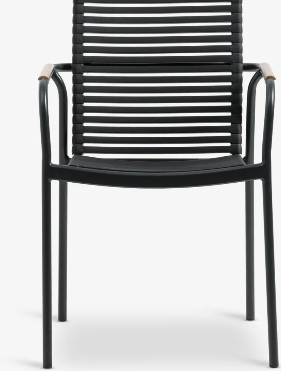 SANDVIKA + NABESANDVIKA L65 table + 2 NABE chaises noir