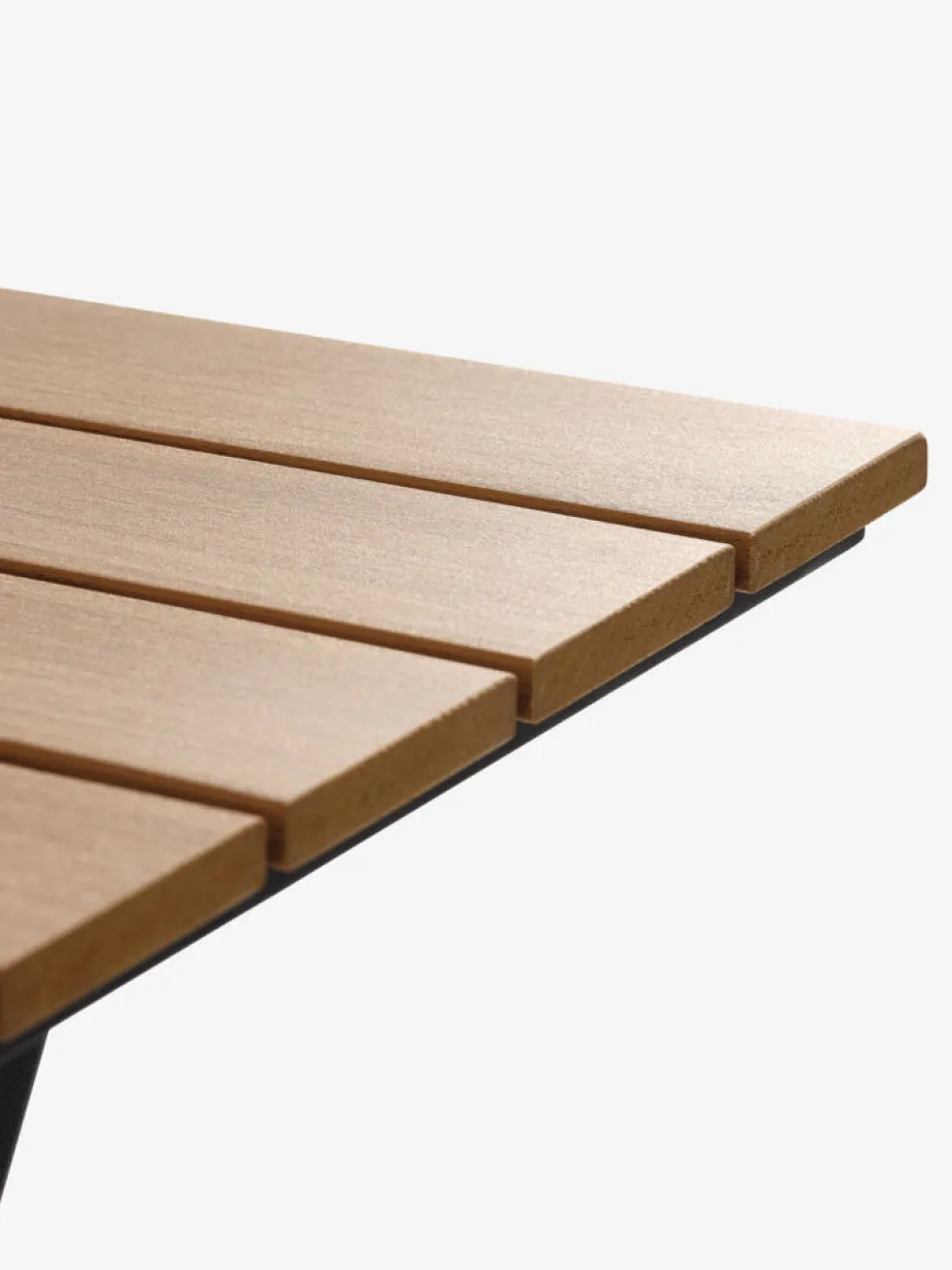 SANDVIKA + NABESANDVIKA L65 table naturel + 2 NABE chaises noir