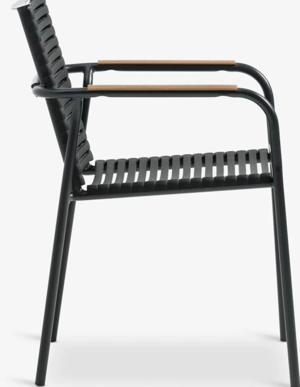SANDVIKA + NABESANDVIKA L65 table naturel + 2 NABE chaises noir