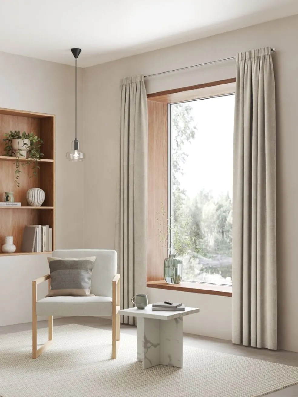 SEILANDRideau occultant SEILAND 1x135x245 beige