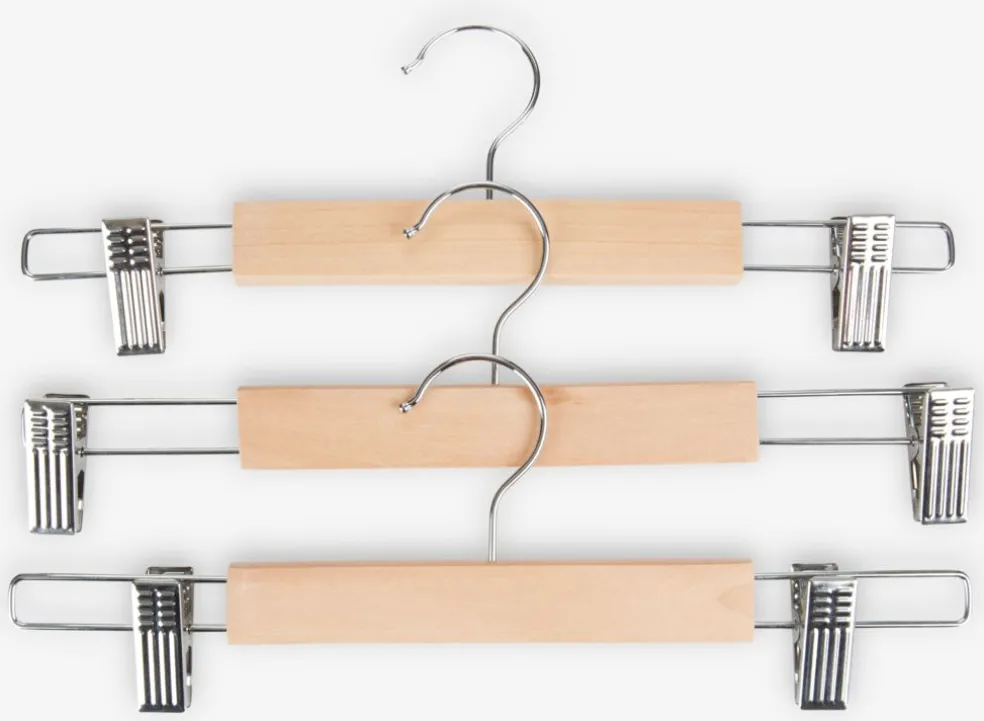 SIGFRIDCintres SIGFRID a/pinces 3pcs/pqt