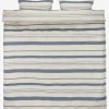 SILJEGoldParure de lit SILJE Fil teint 240x200 marine