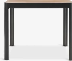 SIRDAL + NANNESTADSIRDAL L91 table eucalyptus + 4 NANNESTAD chaises gris foncé