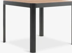 SIRDAL + SIRDALSIRDAL L91 table eucalyptus + 4 SIRDAL chaises gris