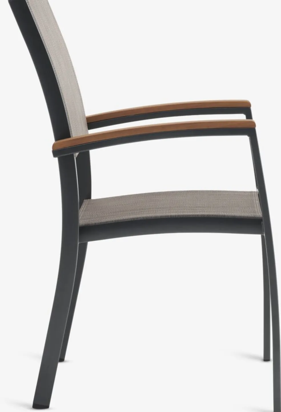 SIRDAL + SIRDALSIRDAL L149 table eucalyptus + 4 SIRDAL chaises gris