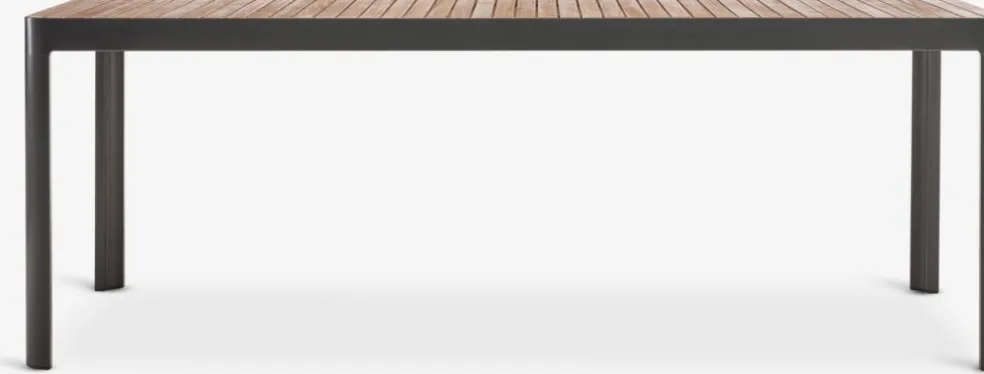 SIRDAL + SIRDALSIRDAL L211 table eucalyptus + 4 SIRDAL chaises gris