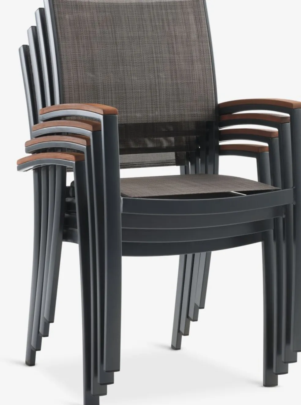 SIRDALChaise empilable SIRDAL gris