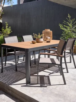 SIRDALTable de jardin SIRDAL l91xL211 eucalyptus
