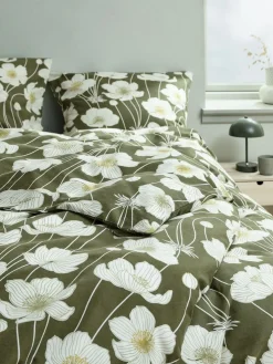 SIWPlusParure de lit Flanelle SIW 240x220 olive