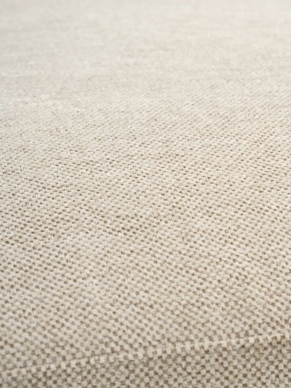 SKEJBYCanapé modulable SKEJBY 3personnes méridienne tissu beige