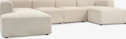SKEJBYCanapé modulable SKEJBY 5pers. méridenne/extrémité beige