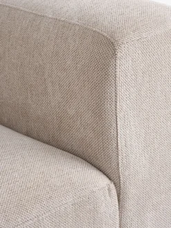SKEJBYCanapé modulable SKEJBY 2 personnes tissu beige