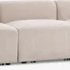 SKEJBYCanapé modulable SKEJBY 3 personnes tissu beige