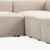 SKEJBYCanapé modulable SKEJBY 5 personnes angle beige