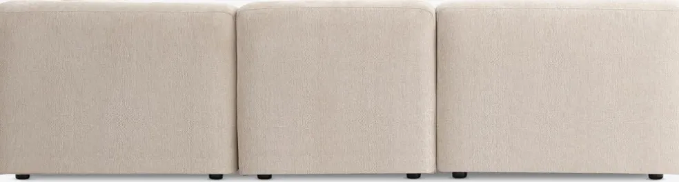 SKEJBYCanapé modulable SKEJBY 5 personnes angle beige