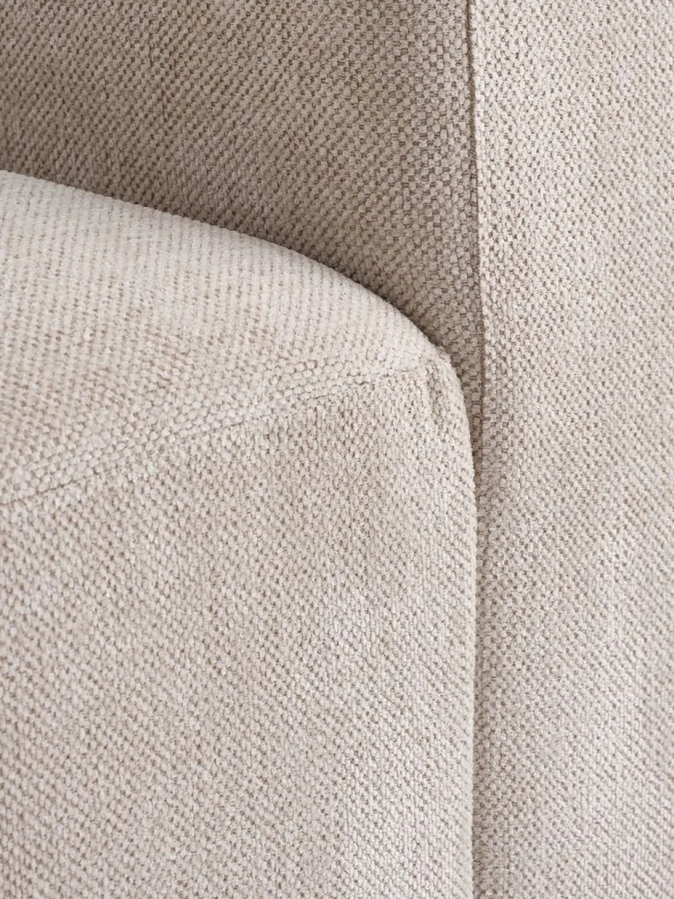 SKEJBYCanapé modulable SKEJBY 5 personnes angle beige