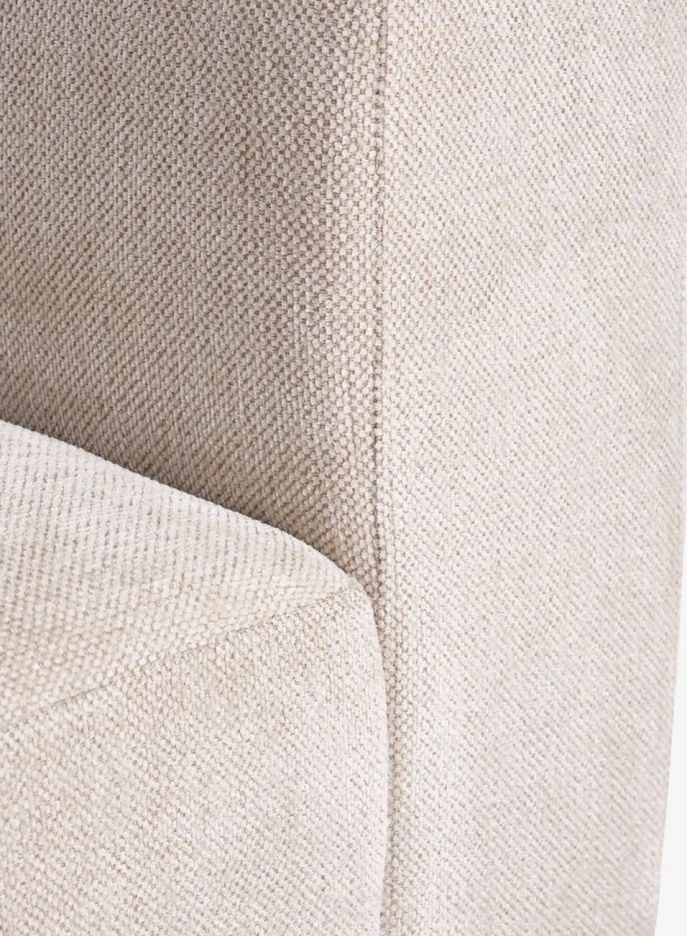 SKEJBYModule canapé SKEJBY central tissu beige