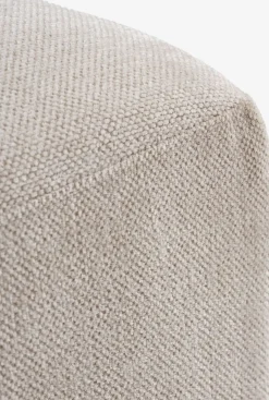SKEJBYModule canapé SKEJBY méridienne/pouf tissu beige