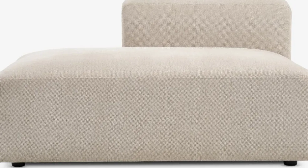 SKEJBYModule canapé SKEJBY ouvert gauche tissu beige
